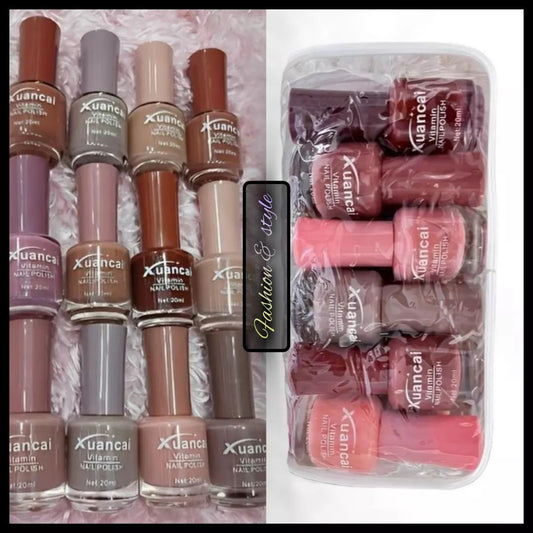 Queen Nail Polish Set - Pack of 12