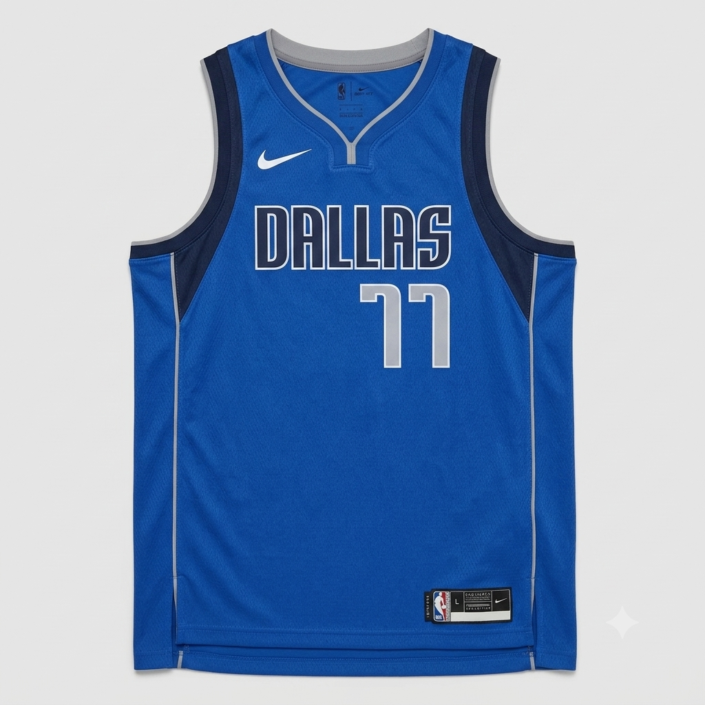 Luka Doncic #77 Dallas Mavericks Nike Swingman NBA Jersey Blue