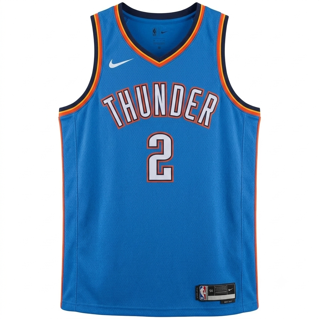 Oklahoma City Thunder Shai Gilgeous-Alexander Blue Swingman Jersey – Icon Edition