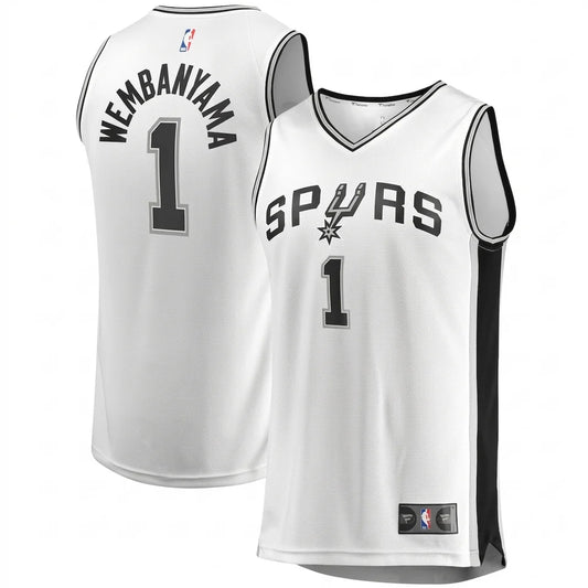San Antonio Spurs Victor Wembanyama Fast Break Replica Jersey – Association Edition
