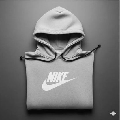 Men's Fleece Printed Hoodie