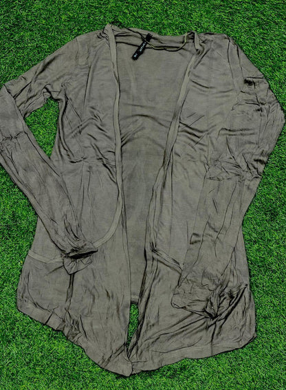 1 Pc Women's Stitched Plain Overcoat