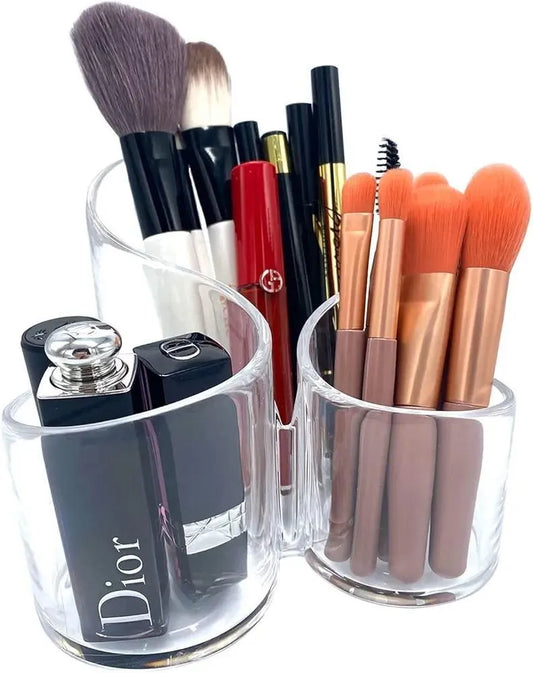 1 Pc White Plastic Organizer Jewellery Tray