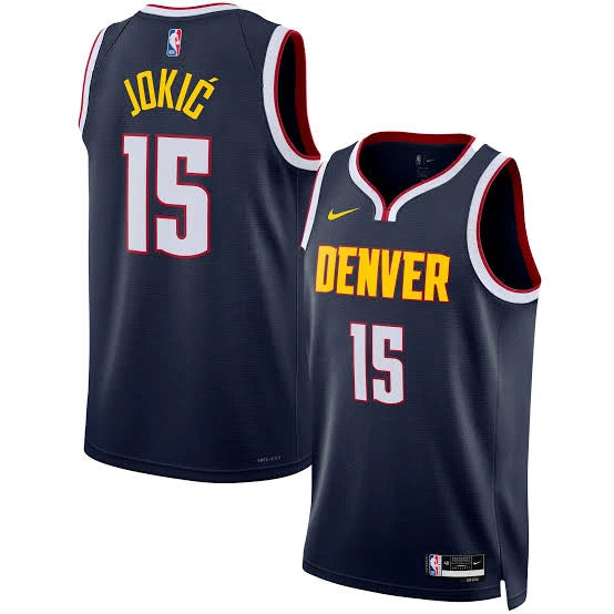 Denver Nuggets Nikola Jokic Navy Swingman Jersey – Icon Edition